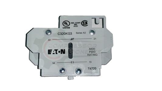 Eaton C320KG3 / 1 NORMALLY OPEN 1 NORMALLY CLOSED AUXILIARY CONTACT