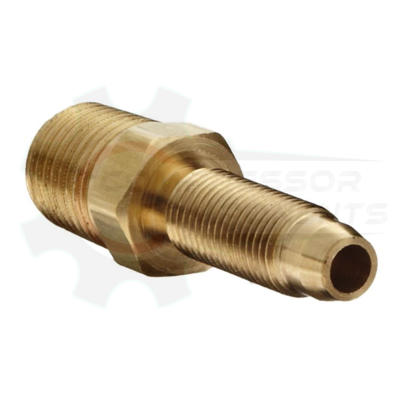 Reusable Male Swivel Stem - 1/4" MNPT X 3/8" HOSE ID