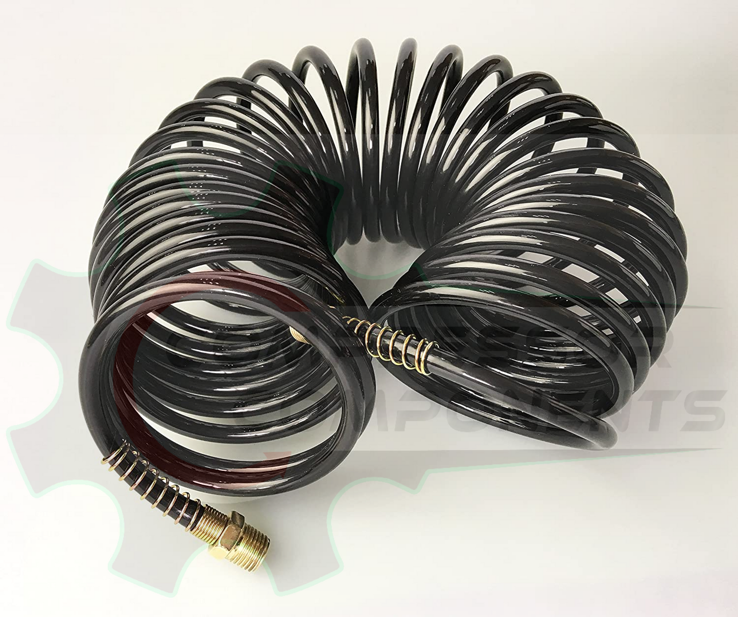 Nylon Recoil Hose 1/4" HOSE ID x 1/4" MNPT SWIVEL ENDS x 50 FOOT LONG