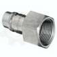 Industrial Steel Body Interchange Coupler Plug - 3/4" FNPT x 1/2" BODY