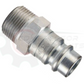 Industrial Steel Body Interchange Coupler Plug - 3/4" MNPT x 1/2" BODY