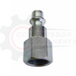 Industrial Steel Body Interchange Coupler Plug - 1/4" FNPT x 3/8" BODY