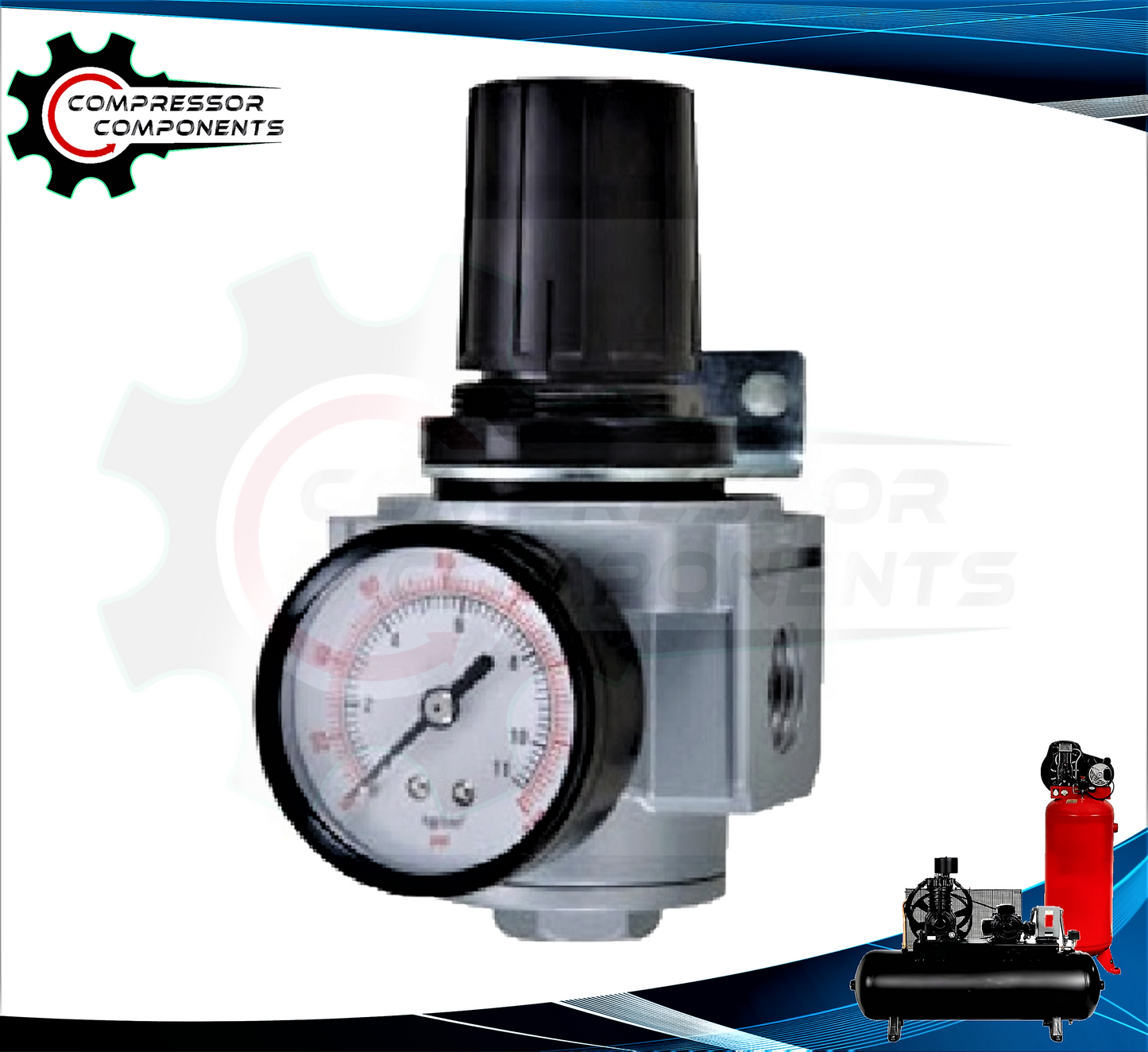 THB R704 INDUSTRIAL 1/2" REGULATOR - 140 CFM