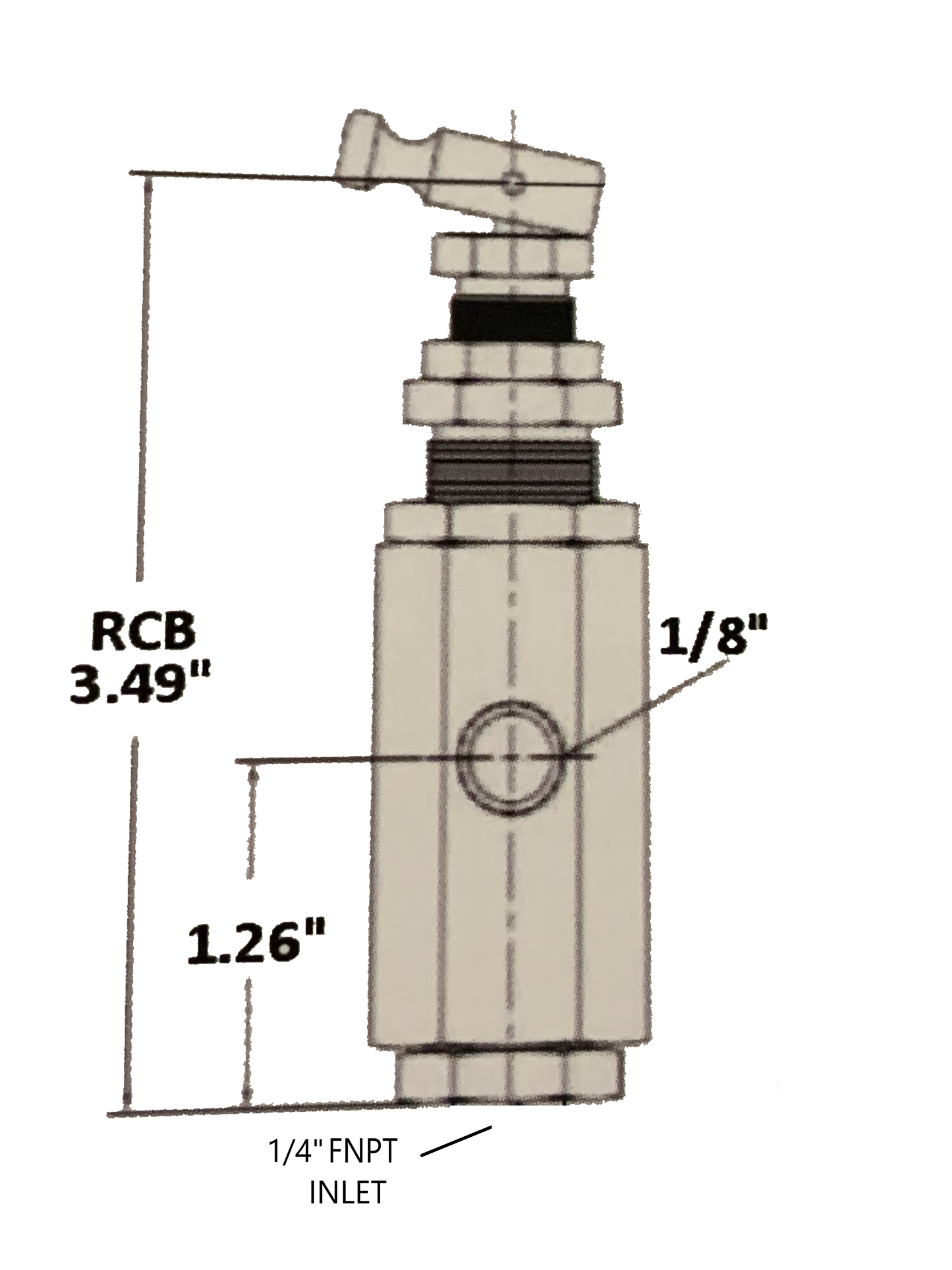 CONRADER PILOT VALVES 1/4" FNPT INLET x 1/8" FNPT OUTLET / UNLOADER VALVES