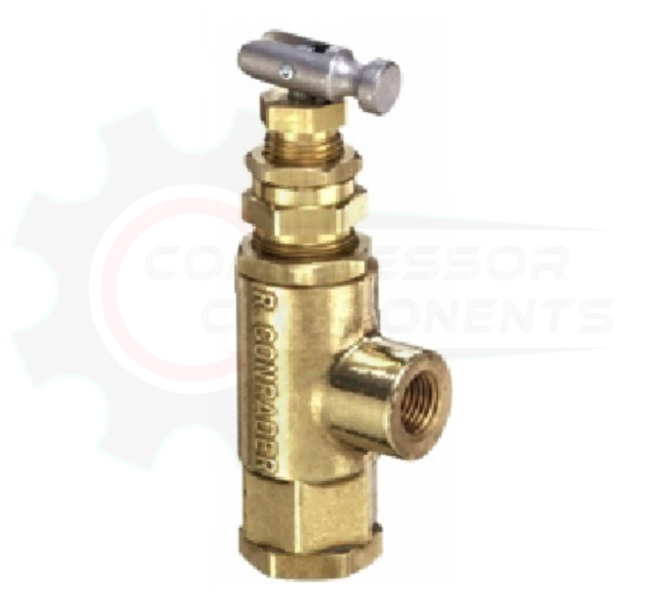 CONRADER PILOT VALVES 3/8" FNPT INLET x 1/4" FNPT OUTLET / UNLOADER VALVES