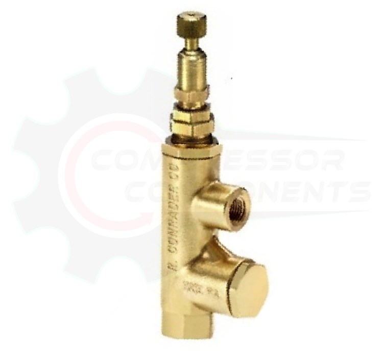 CONRADER DUAL CONTROL PILOT VALVES W\ BUILT IN STRAINER 3/8" FNPT INLET x 1/4" FNPT OUTLET / UNLOADER VALVES