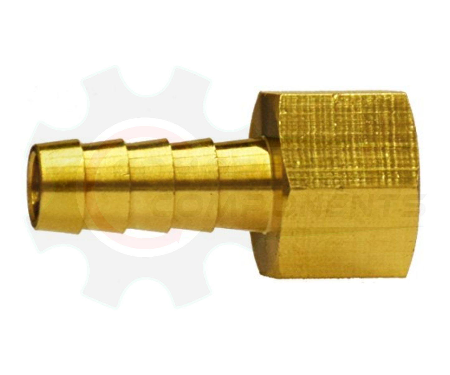 1/4" Hose Barb X 3/8" FNPT Brass