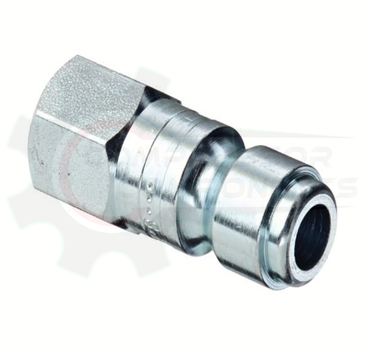 Automotive / Truflate Male Hose Coupler Plug - 3/8" FNPT x 3/8" BODY