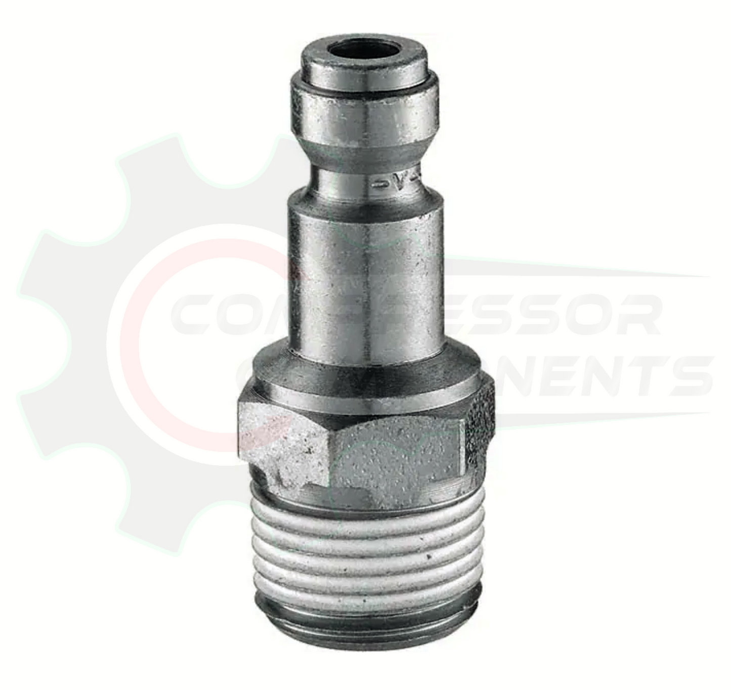 Automotive / Truflate Male Hose Coupler Plug - 3/8" MNPT x 3/8" BODY