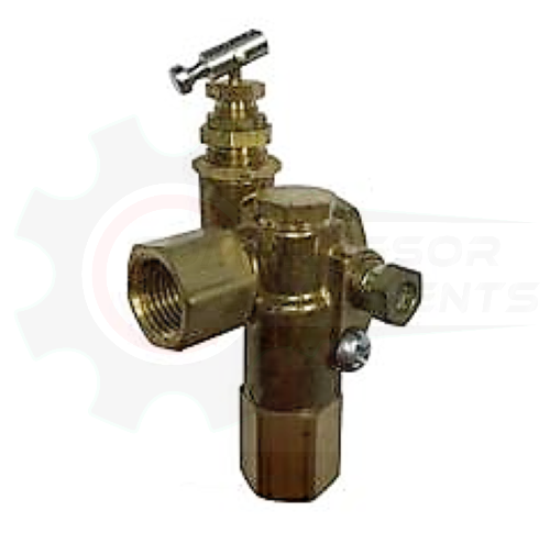CONRADER Piloted Unloader Check Valves NSG Series - 1/2" COMPRESSION SIDE INLET x 1/2" MNPT OUTLET