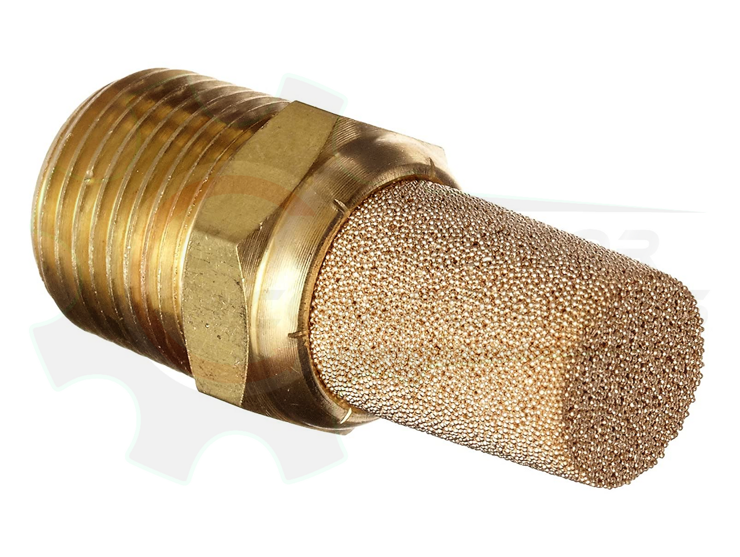 Bronze Sintered Muffler MNPT 1/2"