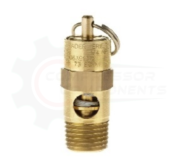 CONRADER 1/8" MNPT SAFETY RELIEF VALVES / POP OFF VALVES
