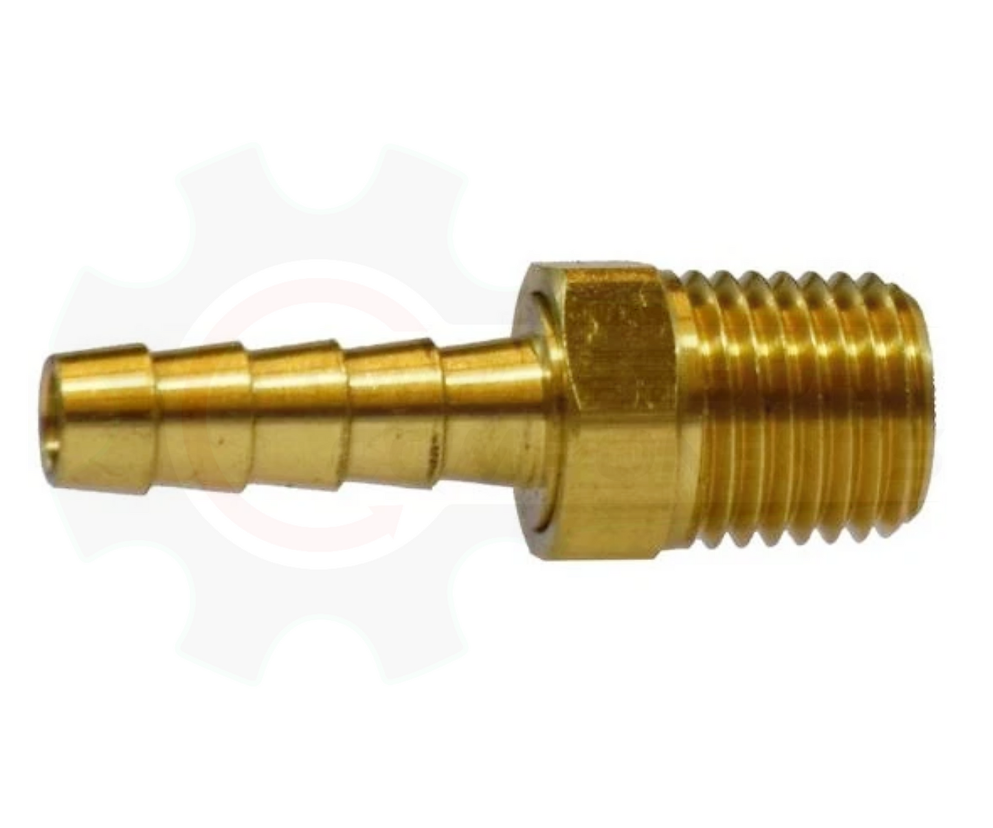 1/4" Swivel Hex Hose Barb X 1/4" MNPT Brass