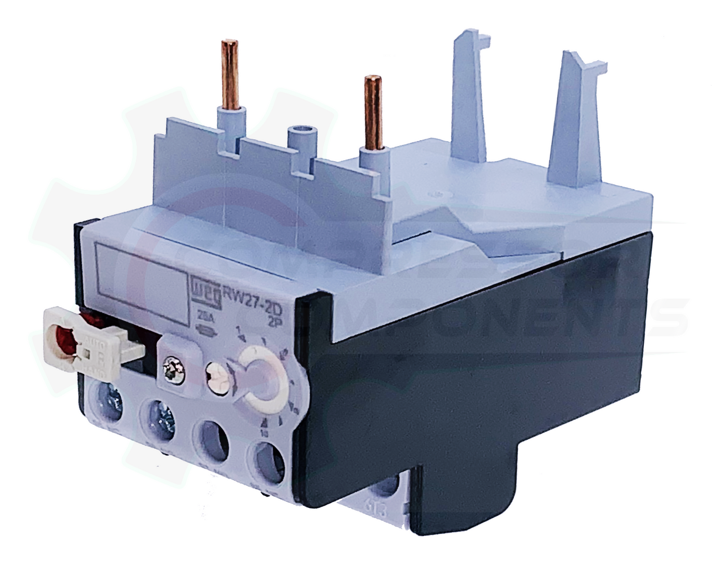 WEG RW27-2D2-U010 / 7-10 AMP 2 POLE ADJUSTABLE OVERLOAD RELAY FOR CWB CONTACTORS