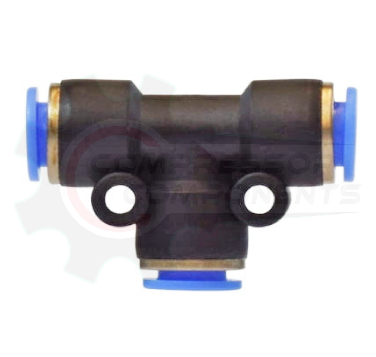 1/2" Push Lock Composite Body Equal Tee
