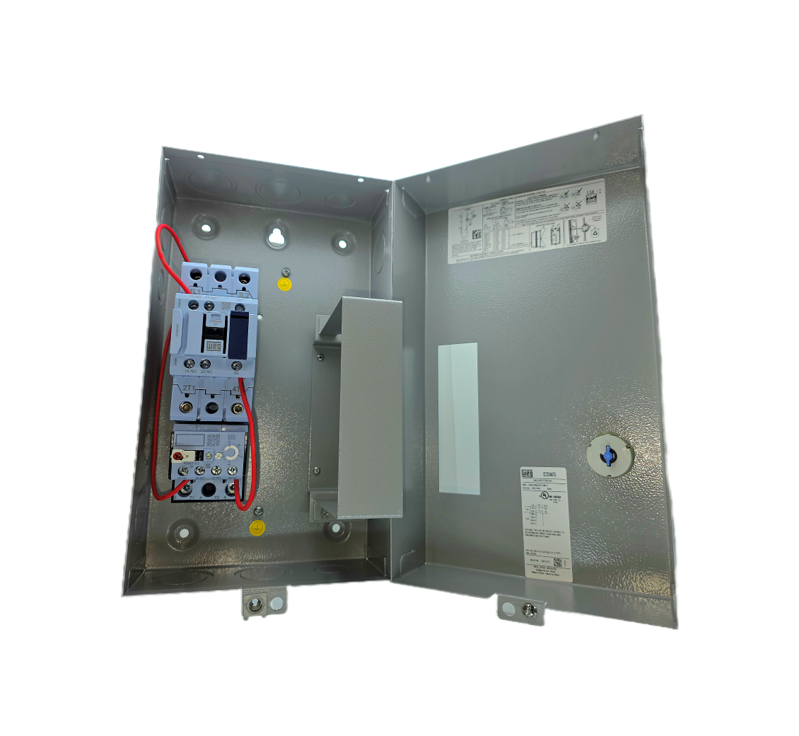 WEG 7.5 HP SINGLE PHASE 208-240 VOLT 40 AMP Magnetic Motor Starter  /  ESWS-40V24E-RM70