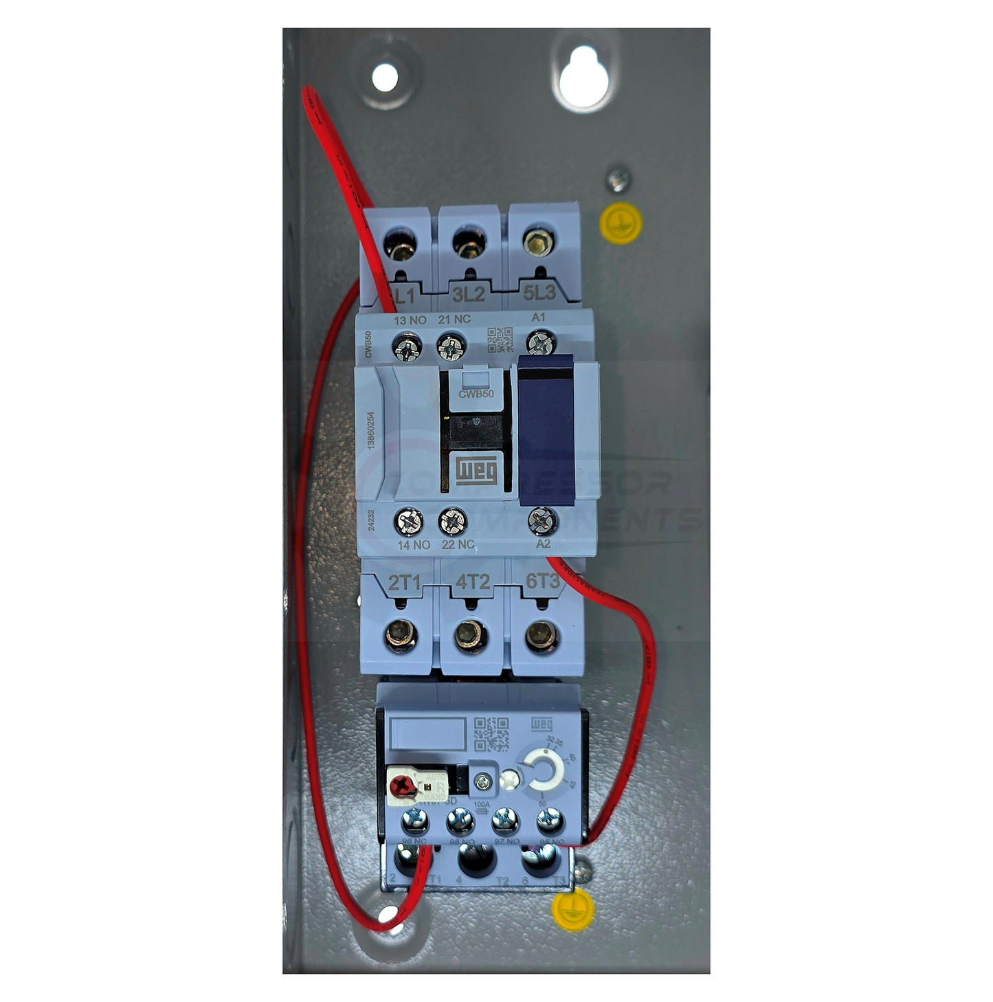 WEG 15 HP THREE PHASE 208-240 VOLT 50 AMP Magnetic Motor Starter  /  ESW-B50V24E-R71