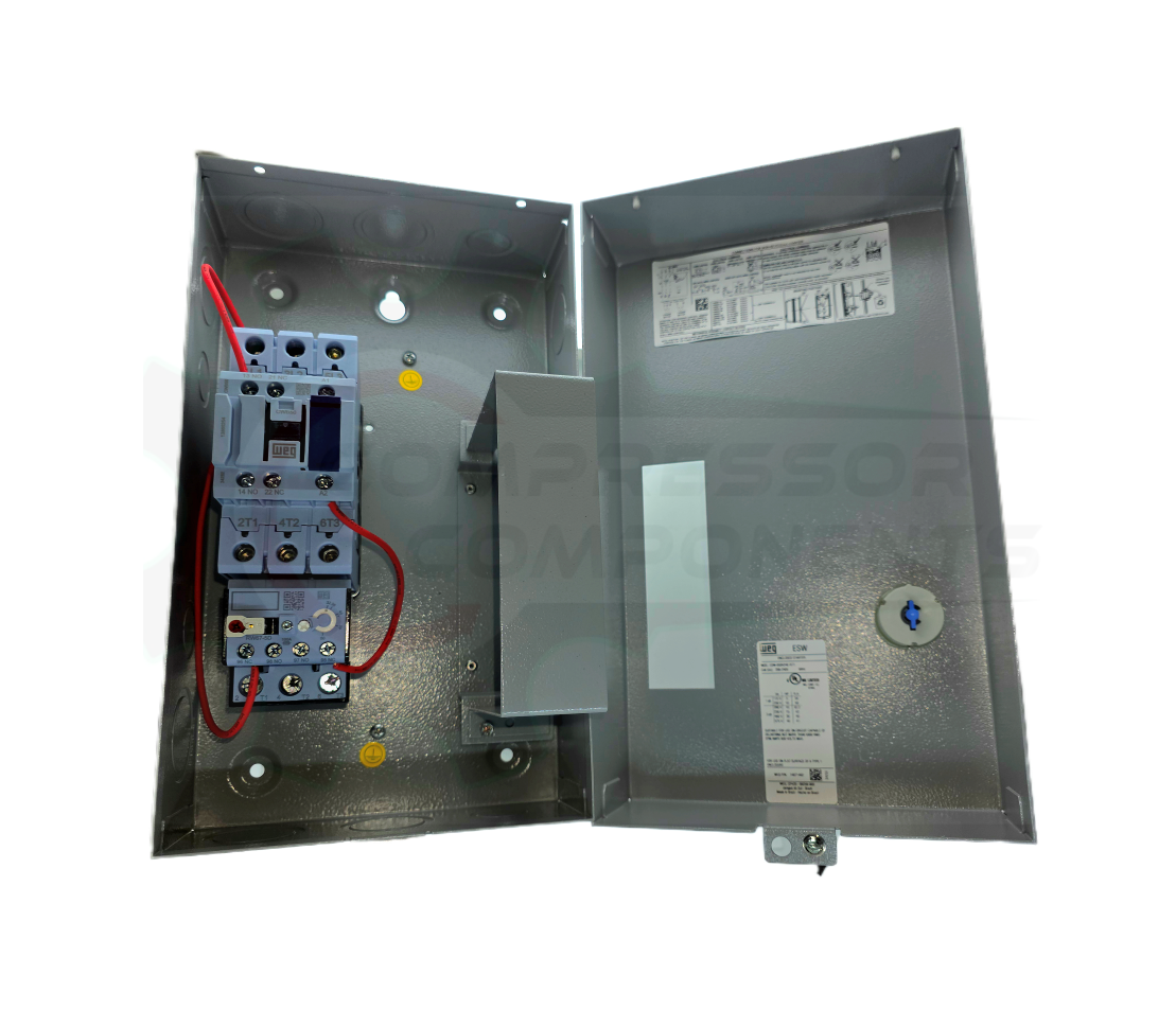 WEG 15 HP THREE PHASE 208-240 VOLT 50 AMP Magnetic Motor Starter  /  ESW-B50V24E-R71
