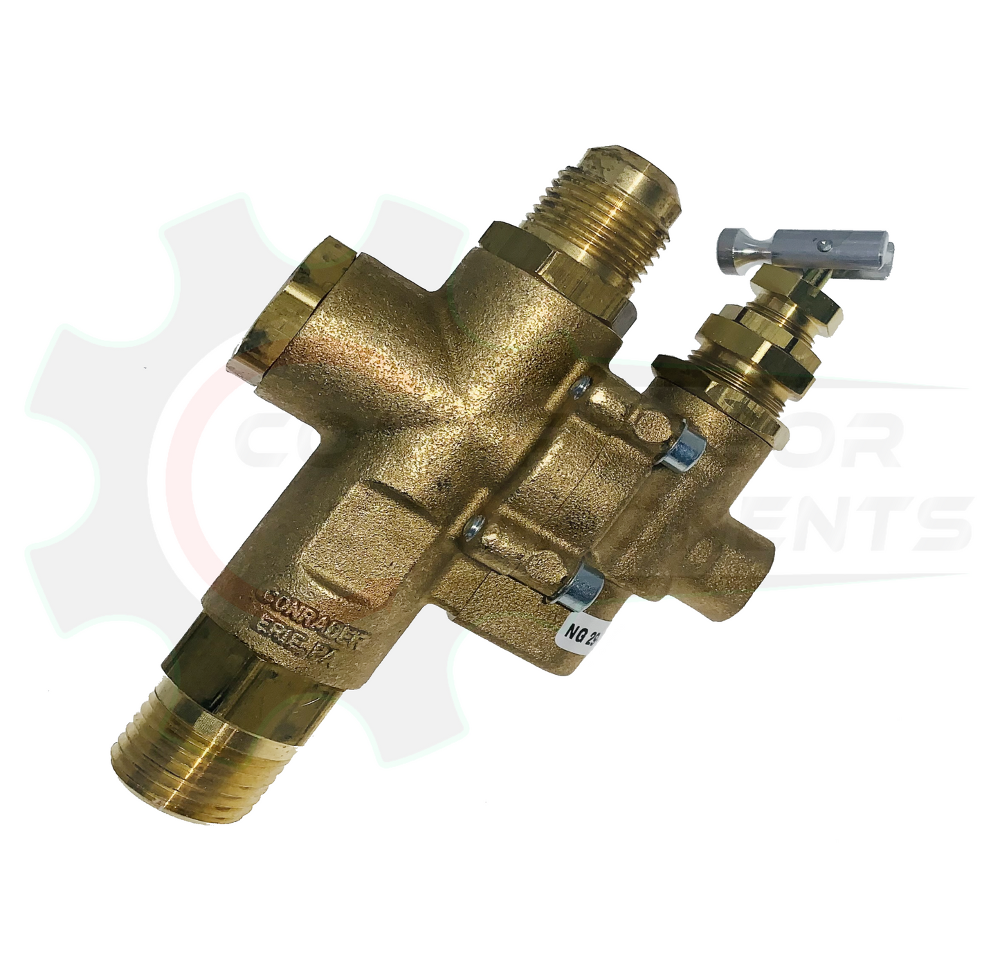 CONRADER PILOTED UNLOADER CHECK VALVES NG Series - 1/2" 45 DEGREE FLARE TOP INLET x 1/2" MNPT OUTLET