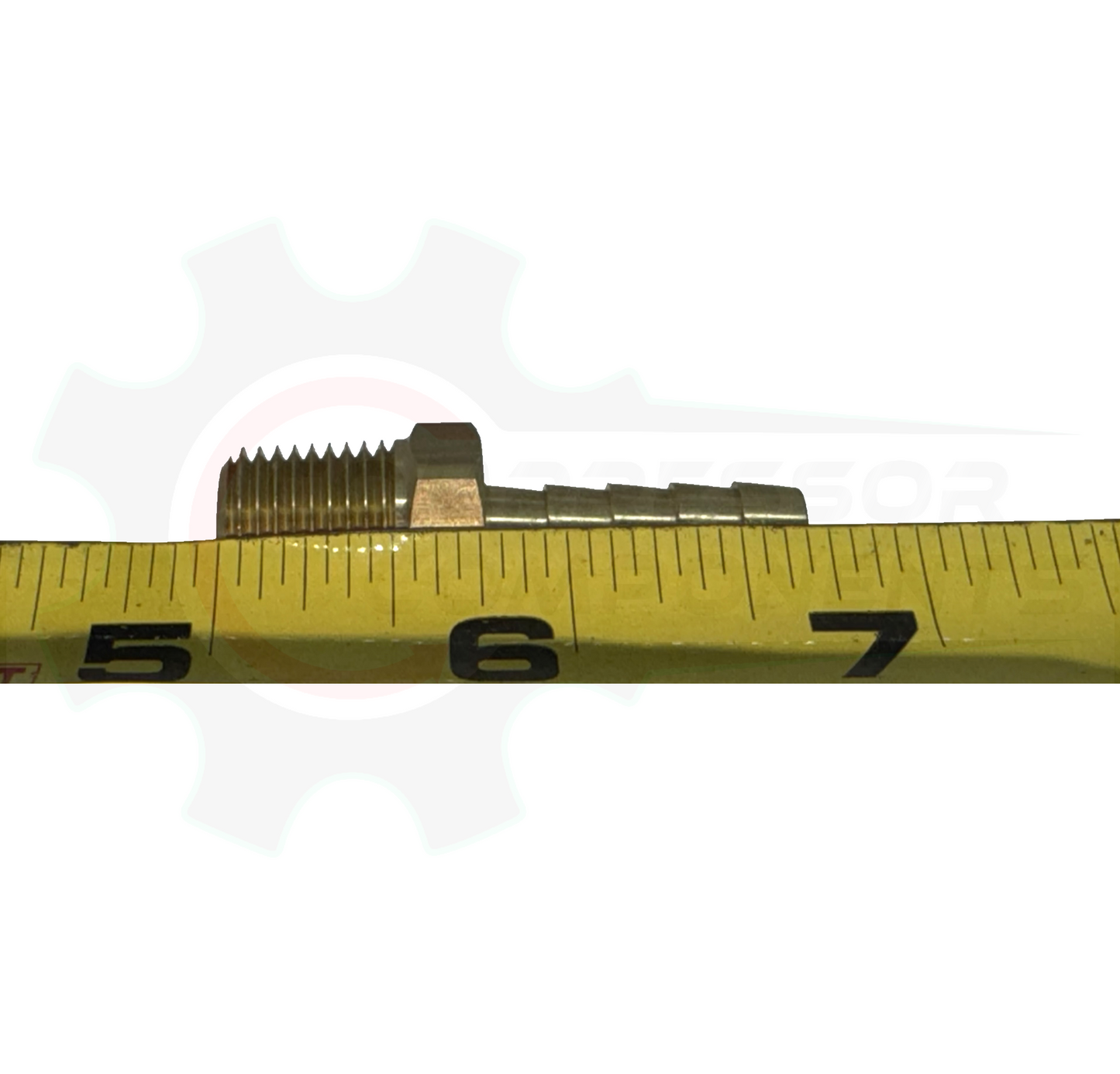 1/4" Hose Barb X 1/4" BSPT Brass