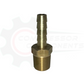 1/4" Hose Barb X 1/4" BSPT Brass
