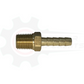 1/4" Hose Barb X 1/4" BSPT Brass