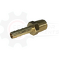 1/4" Hose Barb X 1/4" BSPT Brass