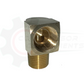 BRASS 5/8" INVERTED FLARE 90 DEGREE ELBOW X 1/2" MNPT ADAPTER / INGERSOLL-RAND 95031795