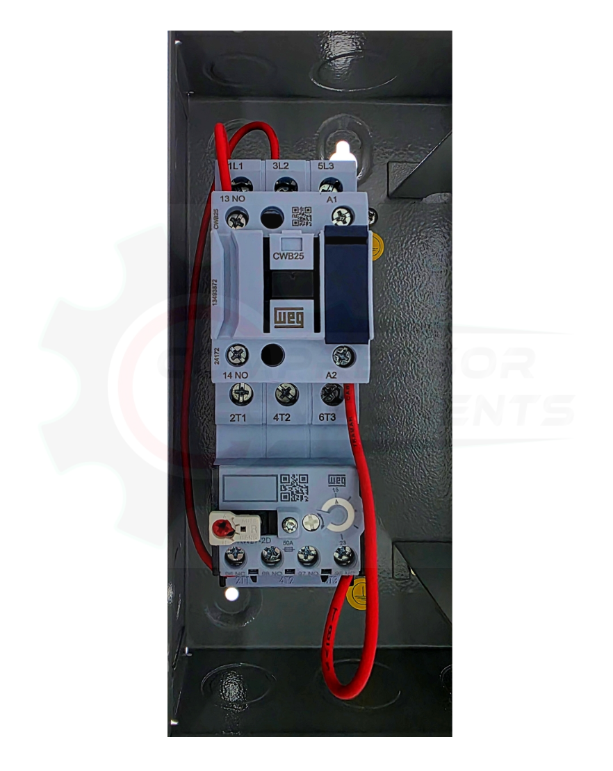 WEG 7.5 HP THREE PHASE 208-240 VOLT 23 AMP Magnetic Motor Starter  /  ESW-B25V24E-R33