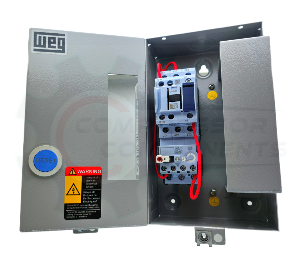 WEG 7.5 HP THREE PHASE 208-240 VOLT 23 AMP Magnetic Motor Starter  /  ESW-B25V24E-R33