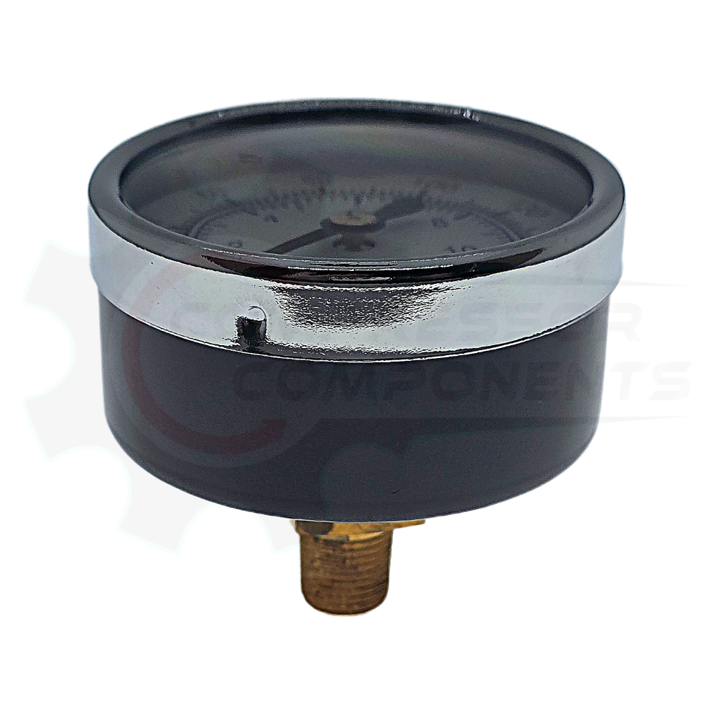 PIC 0-160 PSI CENTER BACK MOUNT DRY PRESSURE GAUGE 2" DIAL 1/8" MNPT