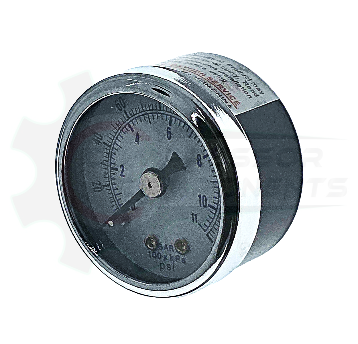 PIC 0-160 PSI CENTER BACK MOUNT DRY PRESSURE GAUGE 1.5" DIAL 1/8" MNPT