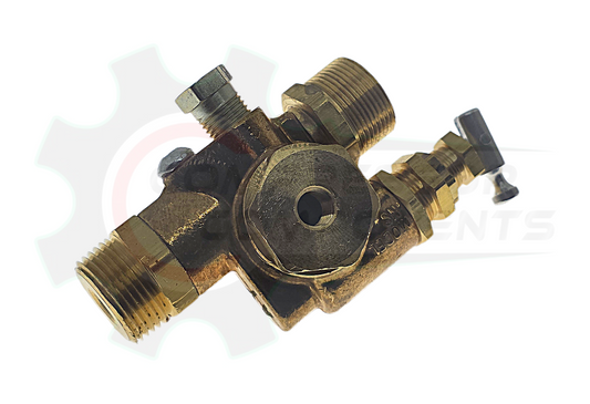 CONRADER Piloted Unloader Check Valves NSG Series - 3/4" COMPRESSION TOP INLET x 3/4" MNPT OUTLET