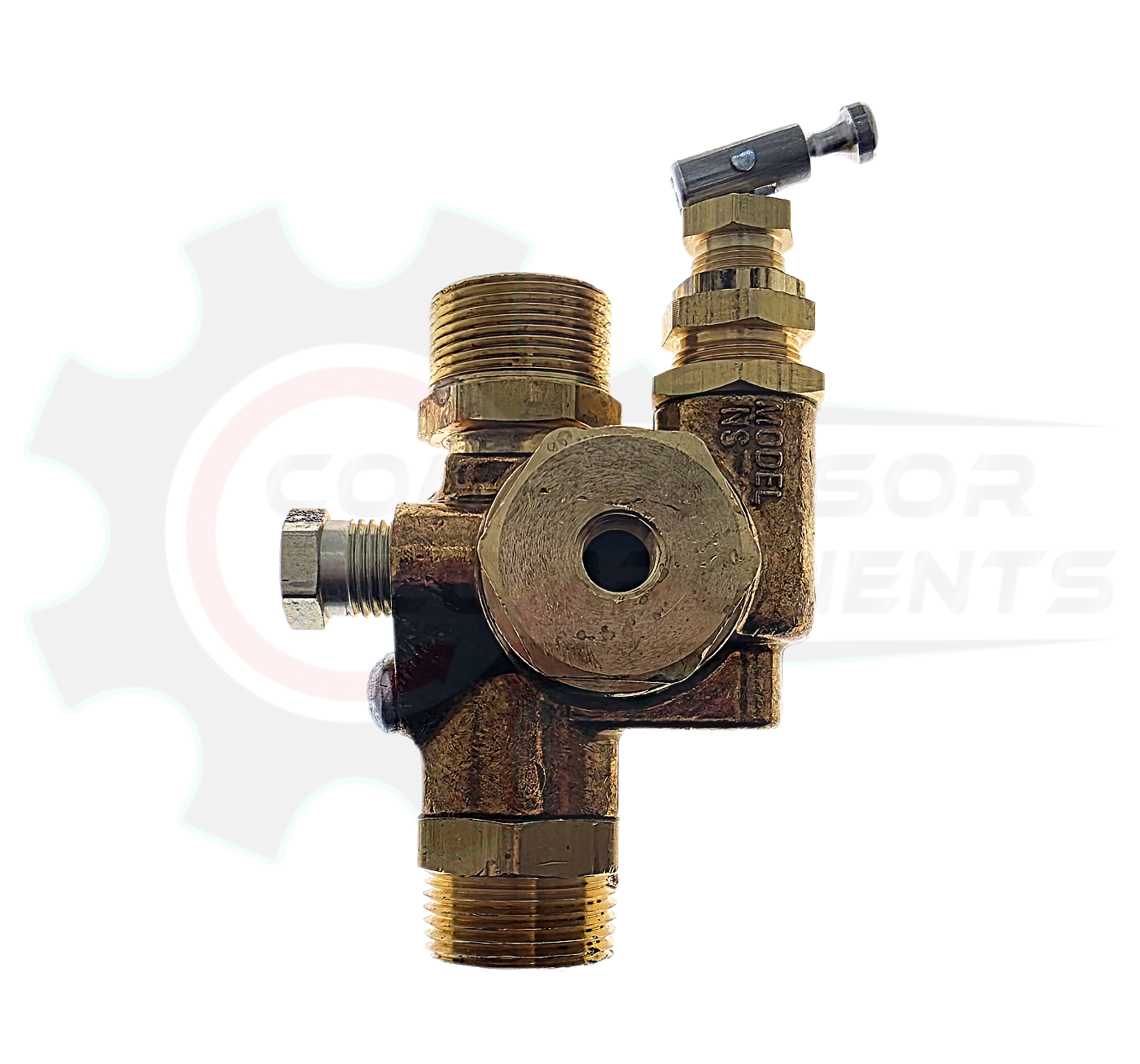 CONRADER Piloted Unloader Check Valves NSG Series - 3/4" COMPRESSION TOP INLET x 3/4" MNPT OUTLET
