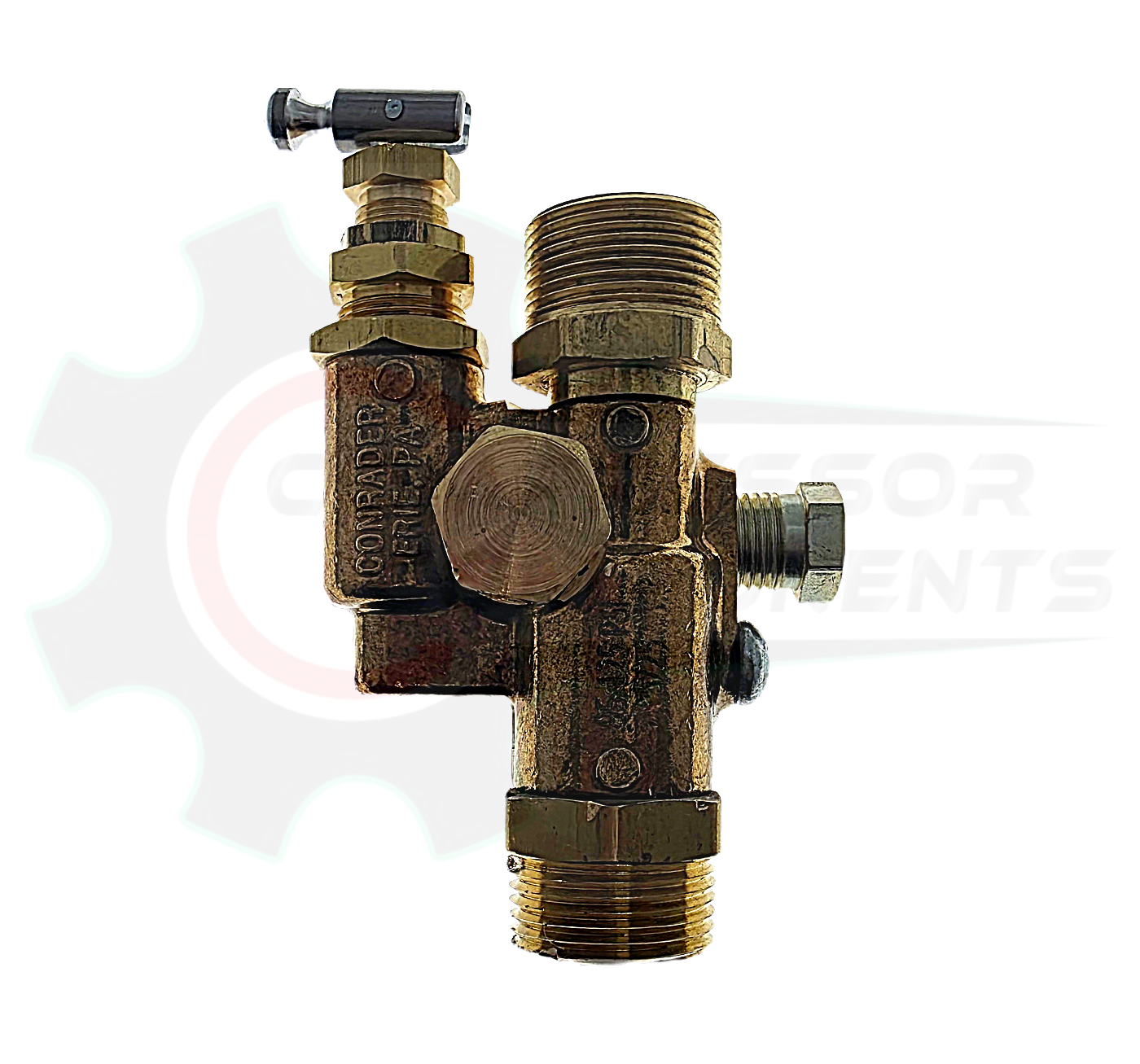 CONRADER Piloted Unloader Check Valves NSG Series - 3/4" COMPRESSION TOP INLET x 3/4" MNPT OUTLET