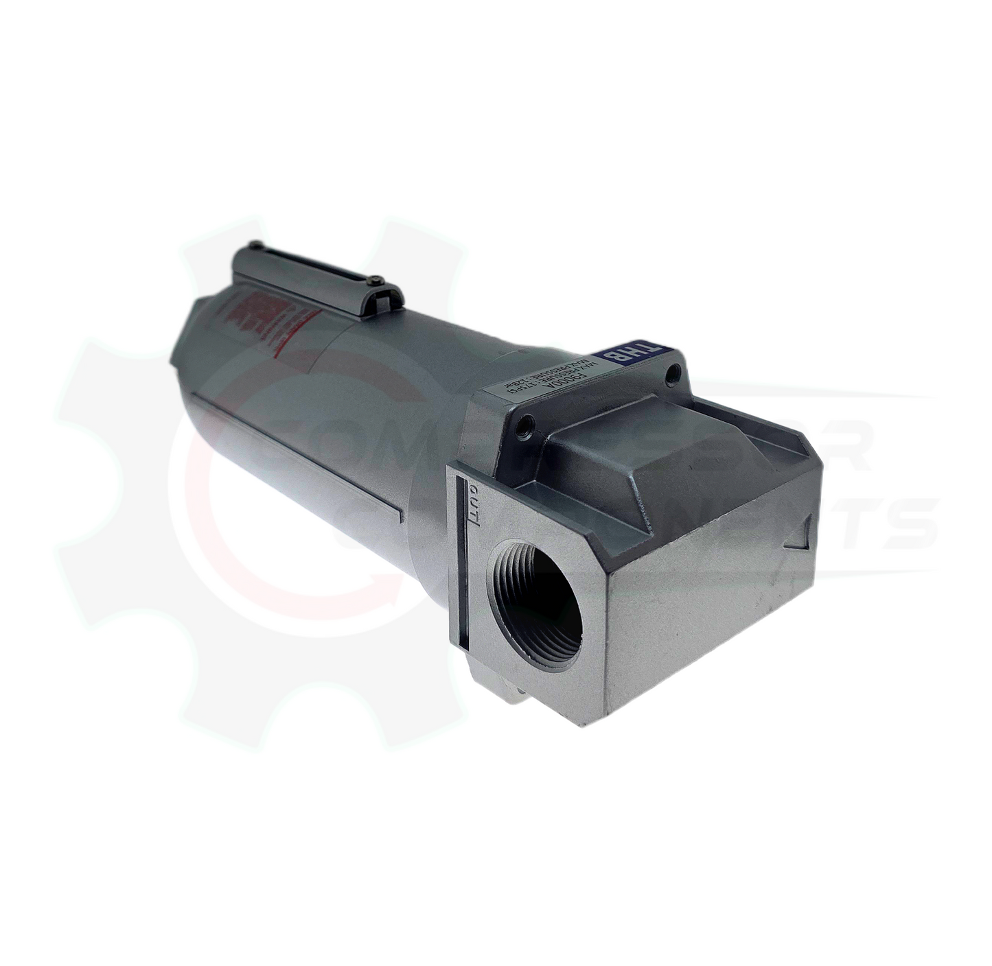 THB F908A INDUSTRIAL PARTICULATE FILTER -  1" FNPT HIGH FLOW INDUSTRIAL GRADE WITH 5 MICRON 160 CFM FILTER & AUTO DRAIN