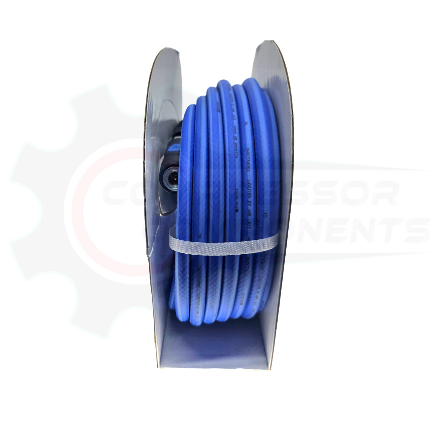 PREVOST - RST RISB1450 - 1/4" ID HOSE x 50 FOOT LONG - INCLUDES FEMALE ISI 06 QUICK COUPLER & MALE PLUG