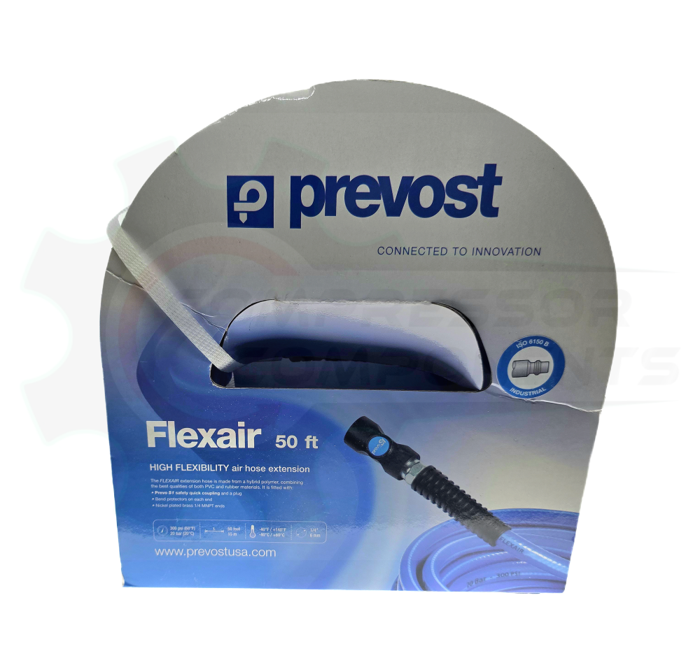 PREVOST - RST RISB1450 - 1/4" ID HOSE x 50 FOOT LONG - INCLUDES FEMALE ISI 06 QUICK COUPLER & MALE PLUG