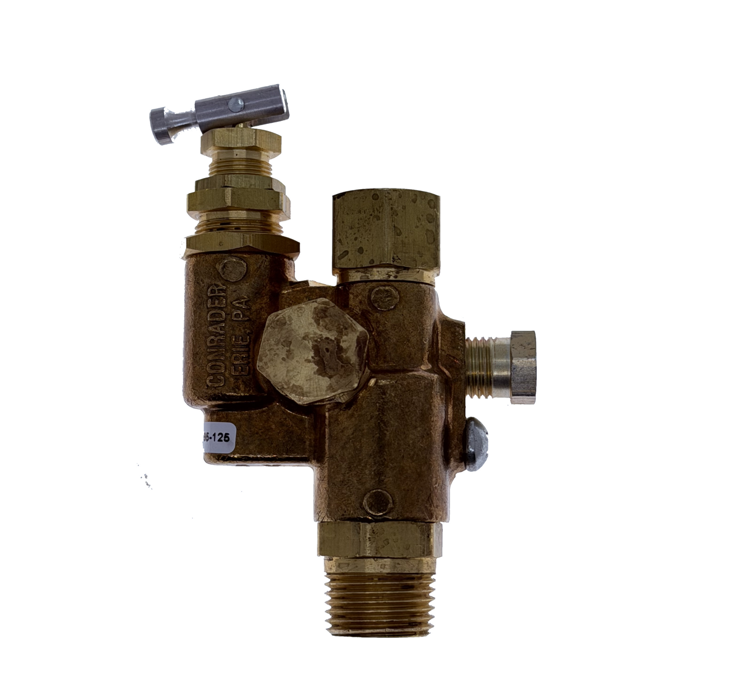 CONRADER Piloted Unloader Check Valves NSG Series - 3/8" FNPT TOP INLET x 1/2" MNPT OUTLET