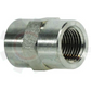 STEEL HEX PIPE COUPLING 1/4" X 1/8"