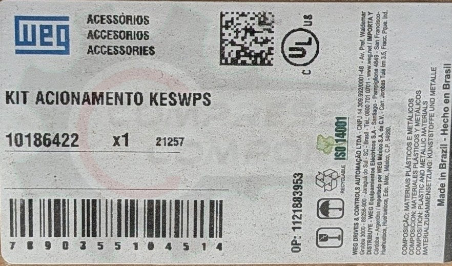 WEG KESWPS / MOMENTARY PUSH BUTTON START STOP SWITCH FOR EWS And ESWS SERIES STARTERS