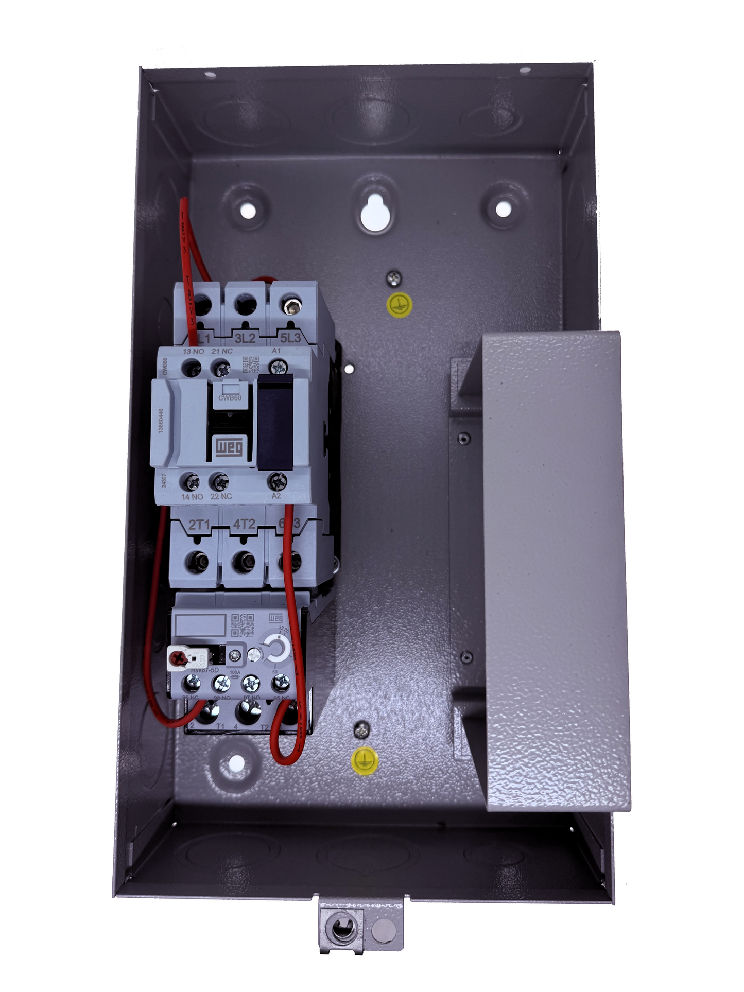 WEG 30 HP THREE PHASE 440-480 VOLT 50 AMP Magnetic Motor Starter  / ESW-B50D39E-R71