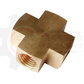 Brass FNPT Equal Cross Extruded Bar Stock 1/8"