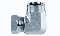 1/4" FNPT x 1/4" FNPT SWIVEL 90 DEGREE ELBOW STEEL