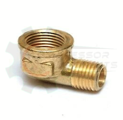 Brass Forged Reducing Street Elbow 90 Degree 3/8" FNPT X 1/2" MNPT