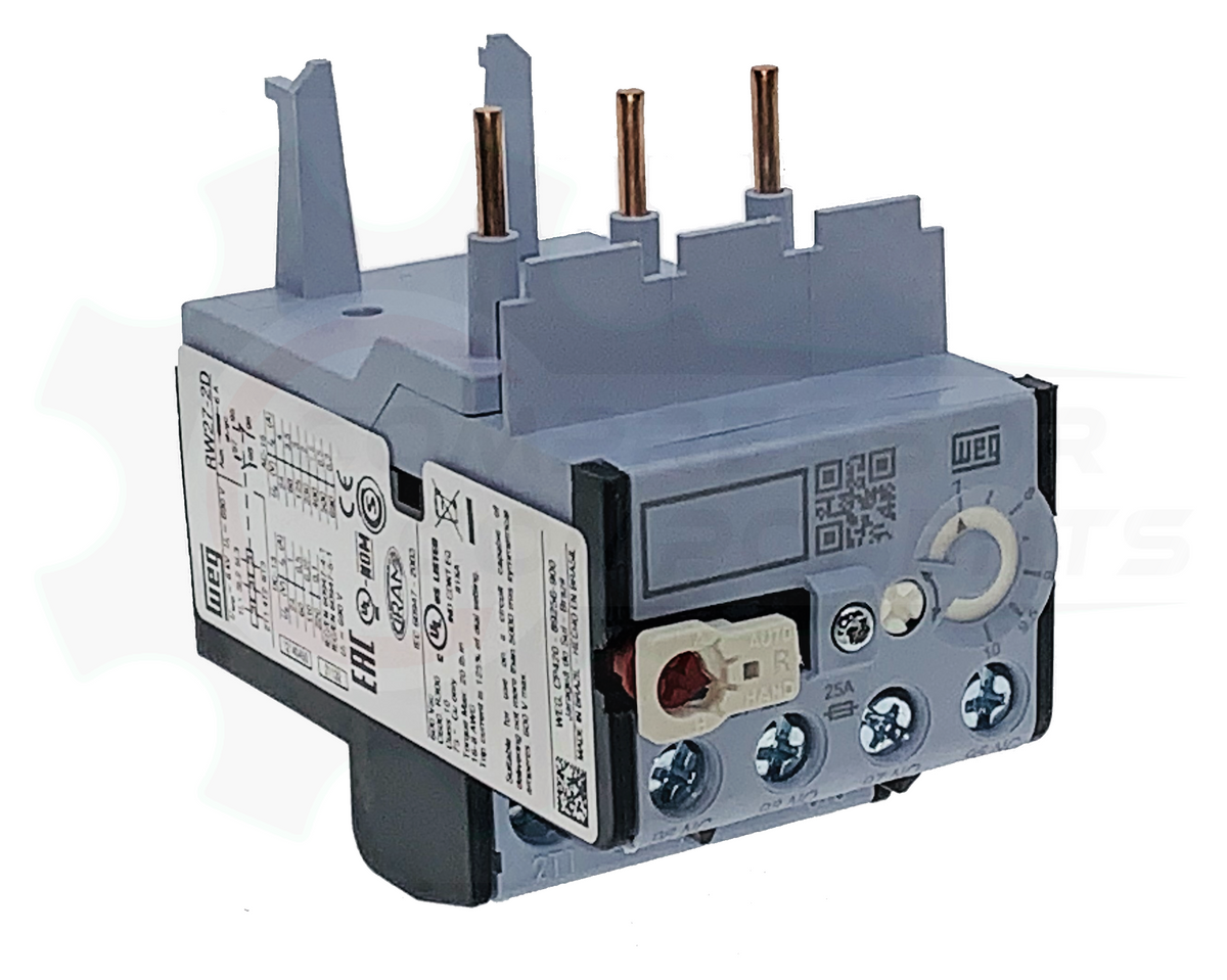 2d3 WEG RW27-2D3-U010 / 7-10 AMP 3 POLE ADJUSTABLE OVERLOAD RELAY FOR CWB ...