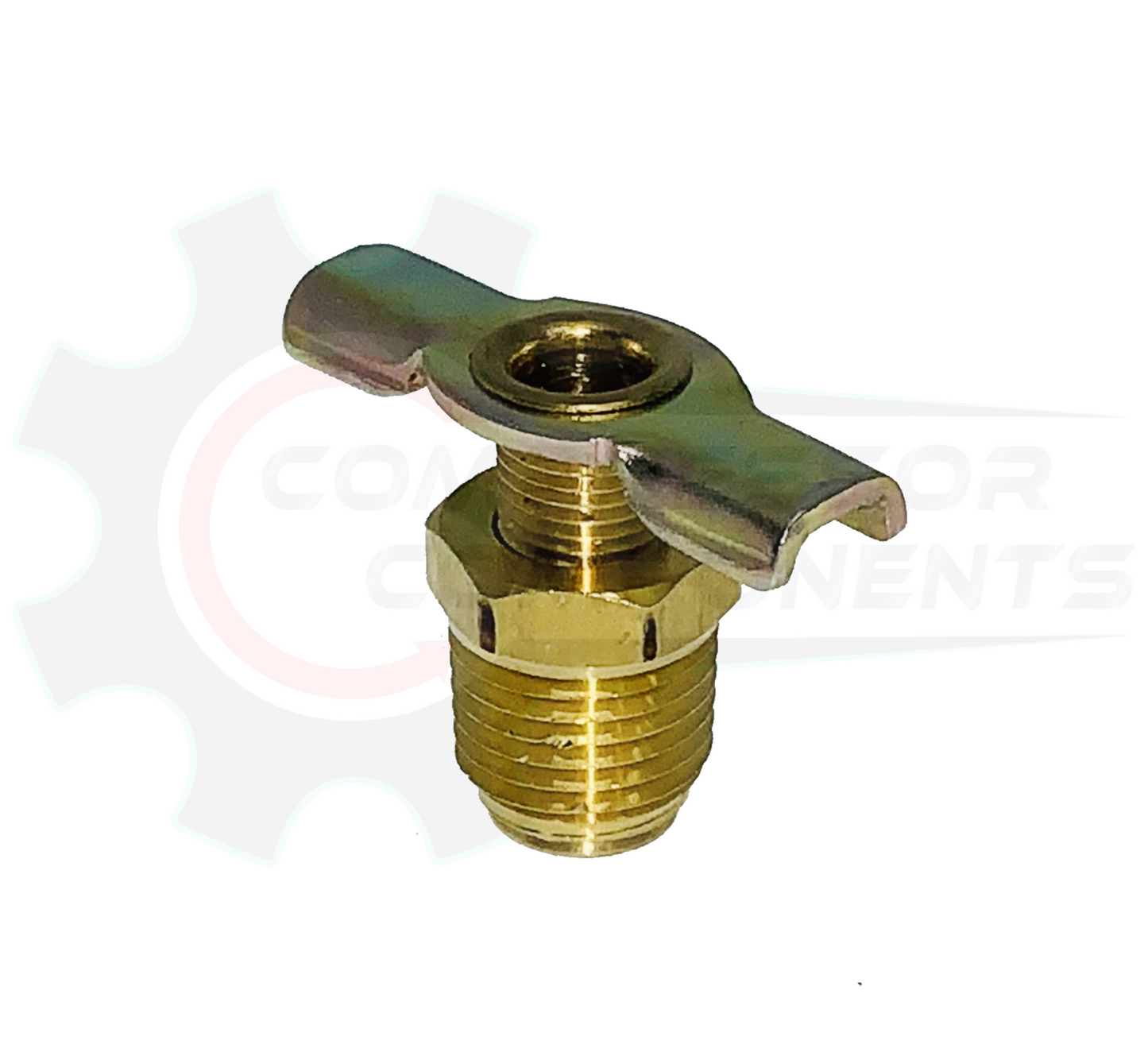 WING SCREW MANUAL DRAIN VALVE 1/8" MNPT