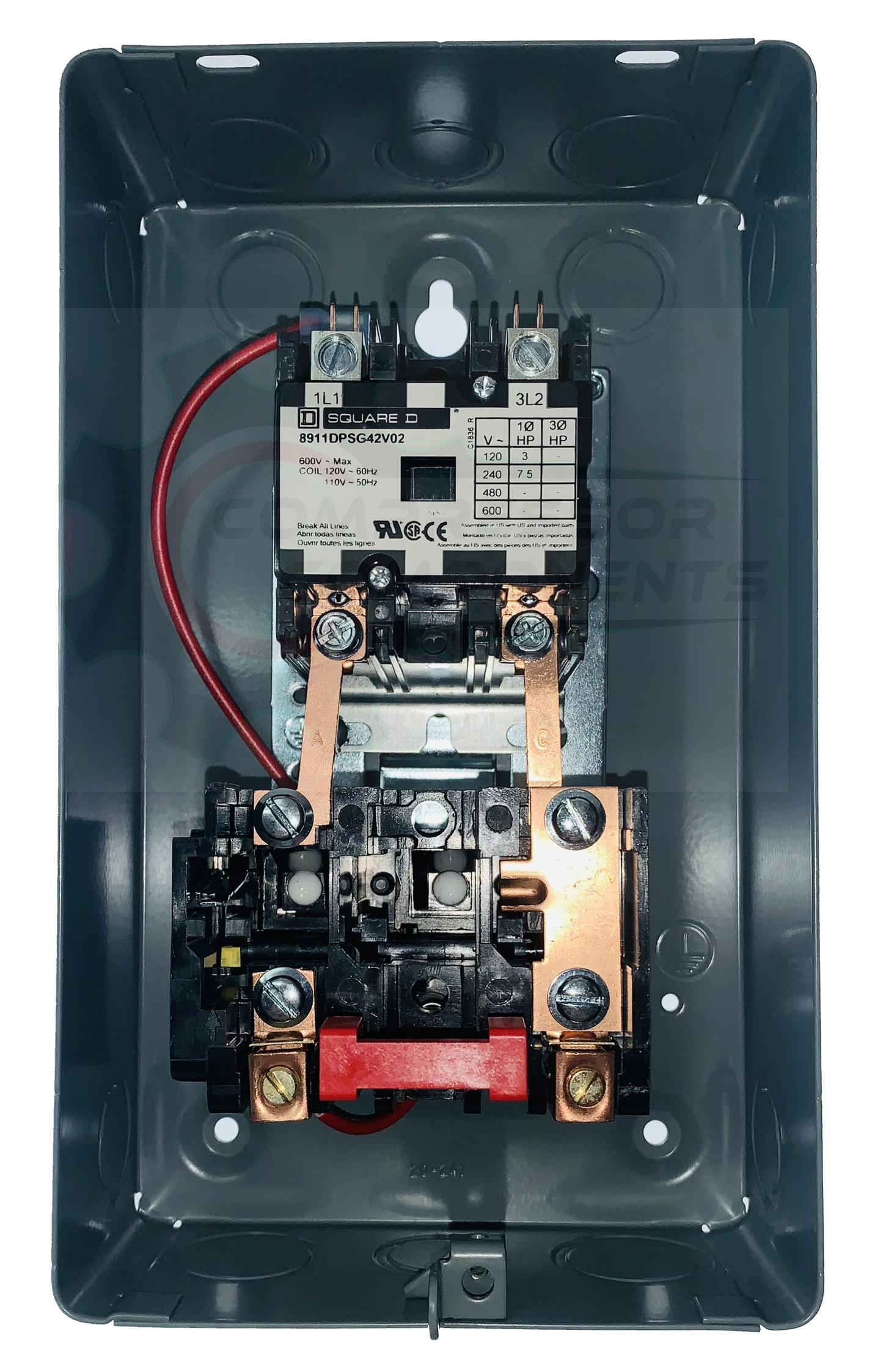 SQUARE D  8911DPSG42V02 / SINGLE PHASE 110-120 VOLT COIL 40 AMP