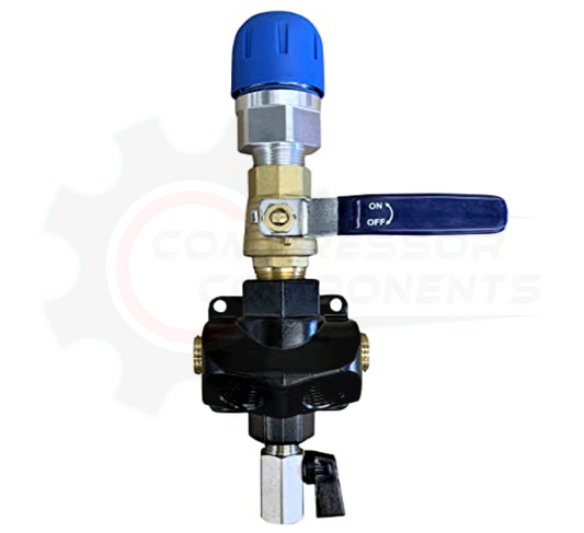 FastPipe F2024V WALL OUTLET - 1" FASTPIPE WITH BALL VALVE x 1/2" FNPT