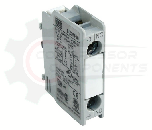 WEG BCXMF10 / NORMALLY OPEN FRONT MOUNT AUXILIARY CONTACT FOR CWM SERIES CONTACTORS